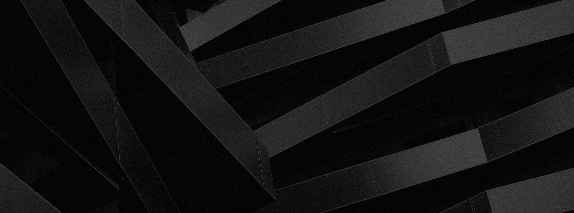 Abstract black and white folded lines.